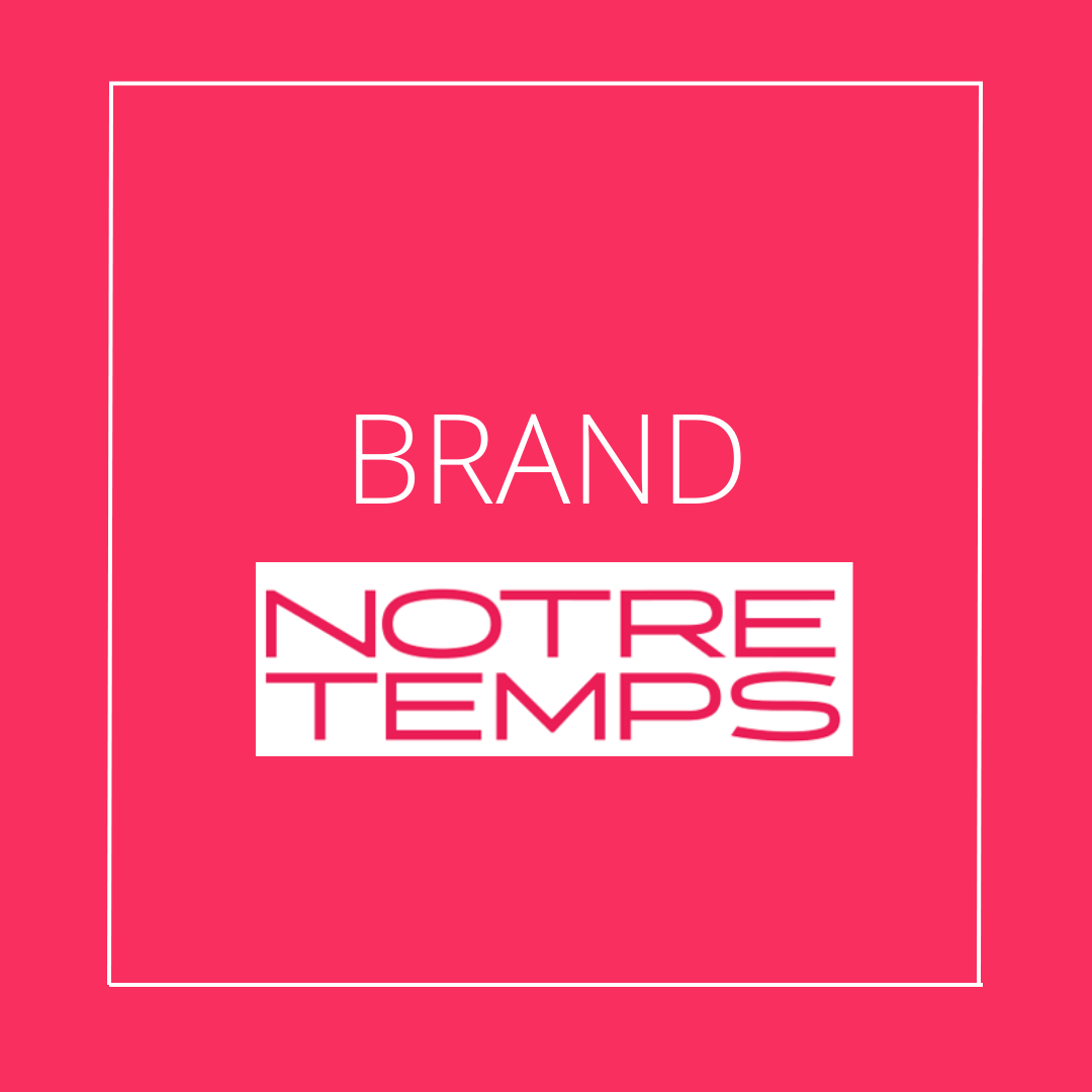 BRAND NOTRE TEMPS